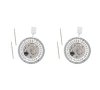 Bdfhjln 2X NH35A NH35 Movement High Accuracy Mechanical Watch Movement Date at 3 Datewheel 24 Jewels Automatic Self-Winding