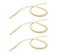 Bdfhjln 3pcs 32 Inch 80cm Violin Bow Violin Natural Hair Horsehair White