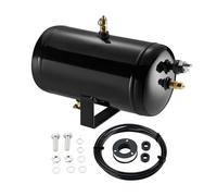 BDFHYK 1.0 Gallon Air Tank,5 Ports with 1/4-Inch NPT Thread,150 PSI Rated for Air Suspension System,Air Brake System,Tire Inflation,and Truck & Train Horns