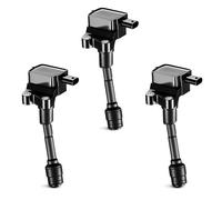 BDFHYK Ignition Coil Pack 3PCS Premium Coil Set Compatible with Ford B-Max C-Max 2 Fiesta VI Focus 3 Ecosport Mondeo Tourneo Transit V 1.0L, 1827901, CM5G12A366CB, CM5G-12A366-CB