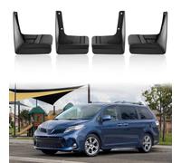 BDFHYK Mud Flaps Splash Guards 4PCS Front & Rear Side Mud Guards Compatible for 18-20 Toyota Sienna 3th gen