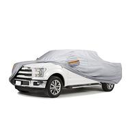 BDFHYK Waterproof Car Cover All Weather Cover with Zipper Lock Cable for F150 Ridgeline Tundra Colorado Canyon Tacoma RAM 1500 Silverado Sierra Trucks (Length 230" to 242")