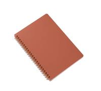 BDFJEDS Coil Notebook A5 Spiral Notebook Thick Paper Lined Writing(A5 coffee)