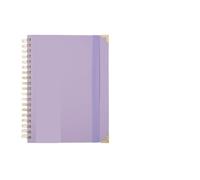 BDFJEDS Coil Notebook Coil Notebook Line Strap Notebooks Notepad(B5-Purple)