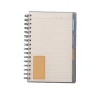 BDFJEDS Coil Notebook Transparent Cover Coil Notebook Subclass Office Notepad(A5)
