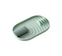 BDFJEDS Pan Lid Holder Integrated Storage Rack With Folding Lid Spatula Holder Kitchen Stove Drain Tool(Green)
