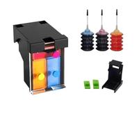 bdfndjnm 67XL Refillable Continuous Ink Supply System Replacement Compatible With HP Envy 4140/4152/4155/4158/1225/2732/2752/1225/2774/6052 Printers(67XL 1 Color 30mlC)