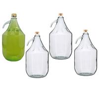 Glass Balloon Ambrosia Italy Carboy Complete Wine Balloon Glass Bottle 5 Litre Carboy 5L New BDG5Z