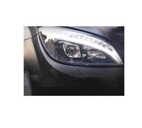 BDGYJGFE 2 Pieces Car Styling Compatible For Benz W204 Headlights 2007-2011 C180 C200 C260 Headlight DAL H7 Bi-Xenon Lens Low Beam(8000K)