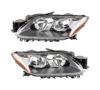 BDGYJGFE 2pcs A pair Compatible For Mazda CX-7 CX7 2007-2014 Front Bumper Headlight Headlamp Head Light Head Lamp(1Pair halogen)