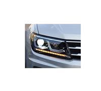BDGYJGFE Car Accessories Compatible For Tiguan Head Light 2017-2021 L Headlight DRL Dynamic Turn Signal High-Beam Projector Len