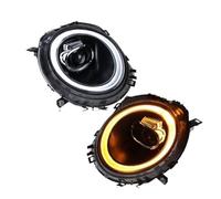 BDGYJGFE Car Front Light Compatible For Cooper R56 R57 R58 R59 Headlight Assembly 2007-2013 Turn Signal Light DRL Hi/Low Headlamp(2p Headlights)