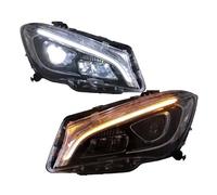 BDGYJGFE Car Headlights Compatible For Mercedes-Benz W117 CLA 180 200 220 250 260 2014-2019 Upgrade Front DRL Turn Signal Headlamps Assembly(Original Halogen)