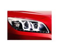 BDGYJGFE Car Styling Compatible For Chevrolet Malibu Headlights 2012-2014 Head Lamp DRL Running Lights Bi-Xenon Beam Fog Lights Assembly(6000K)