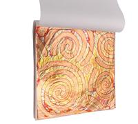 BDHDHWEFE 100 Pcs Gold Leaf Sheets for Art, 5.5" x 5.5" Colorful Lmitation Gold Foil Sheets, Colored Foil Paper for Crafts for Home Improvement, Nail Art, DIY, Gilding Projects (Gold4, 14cm ×14cm)