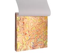 BDHDHWEFE 100 Pcs Gold Leaf Sheets for Art, 5.5" x 5.5" Colorful Lmitation Gold Foil Sheets, Colored Foil Paper for Crafts for Home Improvement, Nail Art, DIY, Gilding Projects (Gold13, 14cm ×14cm)