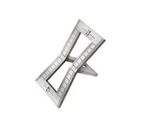 BDHI 1pc Dovetail Marker Stainless Steel Dovetail Guide Tool with Scale Woodworking Dovetail Template Jigs Hand Cut Wood Joints Gauge Size1:5-1:6 and 1:7-1:8 for Woodworking(Y33-1)