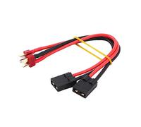 BDHI 2pcs ID Charger Adapter: Traxxas Female to Deans Male T-Plug LiPo TRX TRA2970 TRA2972(B128-2)