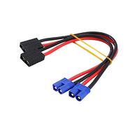 BDHI 2pcs ID Charger Adapter: Traxxas Female to EC3 EC-3 Male TLR LiPo TRX TRA2970 TRA2972(B129-2)