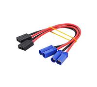 BDHI 2pcs ID Charger Adapter: Traxxas Female to EC5 EC-5 Male TLR LiPo TRX TRA2970 TRA2972(B132-2)