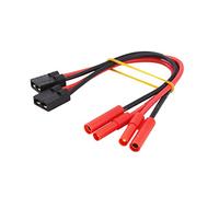 BDHI 2pcs ID Charger Adapter: Traxxas Female to HXT 4mm LiPo TRX TRA2970 TRA2972(B134-2)