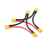 BDHI 2pcs XT-60 / XT60 Series Serial Battery Connector with 12awg 4inch Cable for Turnigy(BDHI-97)