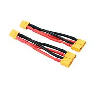 BDHI 2pcs XT60 Female Male Plug Parallel Y Lead Cable Charger Connector Adapter for Lipo Battery Pack(B98-2)