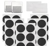 BDHI 30pcs Bike Tire Puncture Patch Self Adhesive Bike Puncture Rubber Repair Patches Bicycle Tube Patches Bike Inner Tube Repair Kit with Polished Metal Rasp(S10-30)