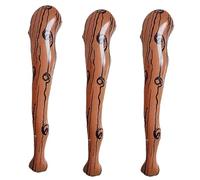 BDHI 3pcs Cave Club Inflatable Baseball Bat Inflatable Wooden Stick Costume Accessories Caveman Bat Decoration Party(Y373-3)