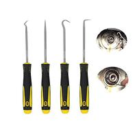 BDHI 4pcs 6.30 inch Precision Picks and Hook Set O-Ring Seal Hook Mini Screwdriver Puller Remover for Car Oil Seal (D02-4)