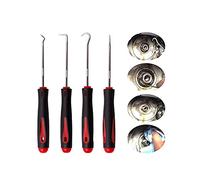 BDHI 4pcs 6.30inch Precision Picks and Hook Set for Car Oil Seal O-Ring Seal Hook Screwdriver Puller Remover(D17-4)