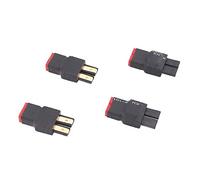 BDHI 4pcs Male TRX Traxxas to Female Deans Connector Adapter for LiPo Slash(BDHI-17)