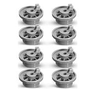 BDHI 8pcs 165314 Dishwasher Lower Rack Wheel Clips Replacement for Bosch Neff Siemens AP2802428 PS3439123 Replacement Part(Y84-8)