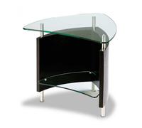 BDI Fin 1110 End Table Espresso Stained Oak