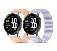 BDIG 22mm Nylon Elastic Band for Xiaomi Redmi Watch 5 Active/5 Lite/Garmin Venu 4 /Venu 3/Venu 2/Forerunner 255/265, Compatible with Amazfit Bip 6/Bip 5/Active Max/Balance 2/Balance