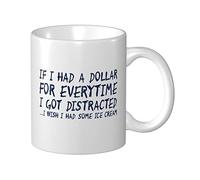 BDIX Funny Mugs For Men If I Had A Dollar For Everytime Mug Novelty Mug Fun Gifts