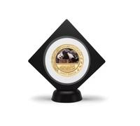 BDJAOZALL Giant Panda Gold Plated Commemorative Coin China National Treasure Panda Challenge Coins Business Souvenir Gift For Collection