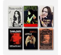 Bdjieou A Set Of 6 Singer Fiona Poster Apple Music Vintage Poster Wall Art Canvas Posters Room Decorative Aesthetic Poster Print Decor Posters 08x12inch(20x30cm) Style-2