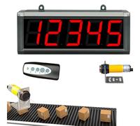 BDJSN Dual Probe Digital Counter, 0-99999 5-Digit Precision Counter, with Memory Function, Sensor Detection Distance 5m, for Production Line Factory School