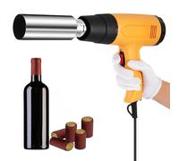BDJSN PVC Capsule Heat Shrinker, Wine Capsule Sealing Machine, 40-600℃ 9 Levels Adjustable, 50mm Shrinking Machine,1600W Heat Shrink Gun for PVC PP POF Wine Bottle Cap Sealer