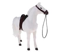 BDJXOZYH 1/6 Scale Soldier Scene War Horse Model for 12inch Action Figures White