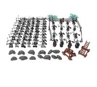 BDJXOZYH 122 Pieces Medieval Soldiers Model Swordman Warriors Sword and Shield Gift