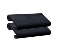 BDJXOZYH 2 Pieces Dragon Boat Paddle Seat Pad Paddle for Race Training Rowing Tools Kayak Black, 32x15x4.5cm