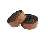 BDJXOZYH 2 Pieces Handlebar Tape multi-colored Cycling Accessories Workmanship Sweet Gift Perforated Belt Road Strap Biking Supplies Brown