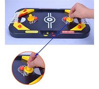 BDJXOZYH 2in 1 Desktop Puck Battle Kids Play Air Hockey Table Game Interactive Toy