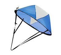 BDJXOZYH 42in Portable PVC Downwind Wind Paddle Instant Popup Board Blue White, 108x108cm