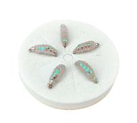 BDJXOZYH 5 Pieces Fly Fishing Lures Trout Lures Portable High Simulation Artificial Baits Size 12, White, 12#