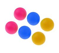 BDJXOZYH 6 Pieces Beach Table Tennis Balls Beer Ping Pong multi-colored Cat Balls multi-colored B