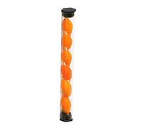 BDJXOZYH 6 Pieces Tube Float Foam Strike Indicator For Fly Fishing Orange Plastic Tube