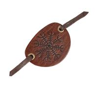 BDJXOZYH Cosplay Eye Patch Novelty Adults Costume Accessory for Role Play Party Favor Brown, 7.5x5.5cm